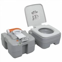 Portable Camping Toilet Grey 20+10 L 11 Portable Camping Toilet Grey 20+10 L -Sports Shop Portable Camping Toilet Grey 20 10 L 485997 3