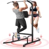 Power Tower Pull-Up Bar Dip Station Strength Training Workout Equipment for Professional Home Gym, Maximum Weight 180kg -Sports Shop Power Tower Pull Up Bar Dip Station Workout Equipment 518051 0