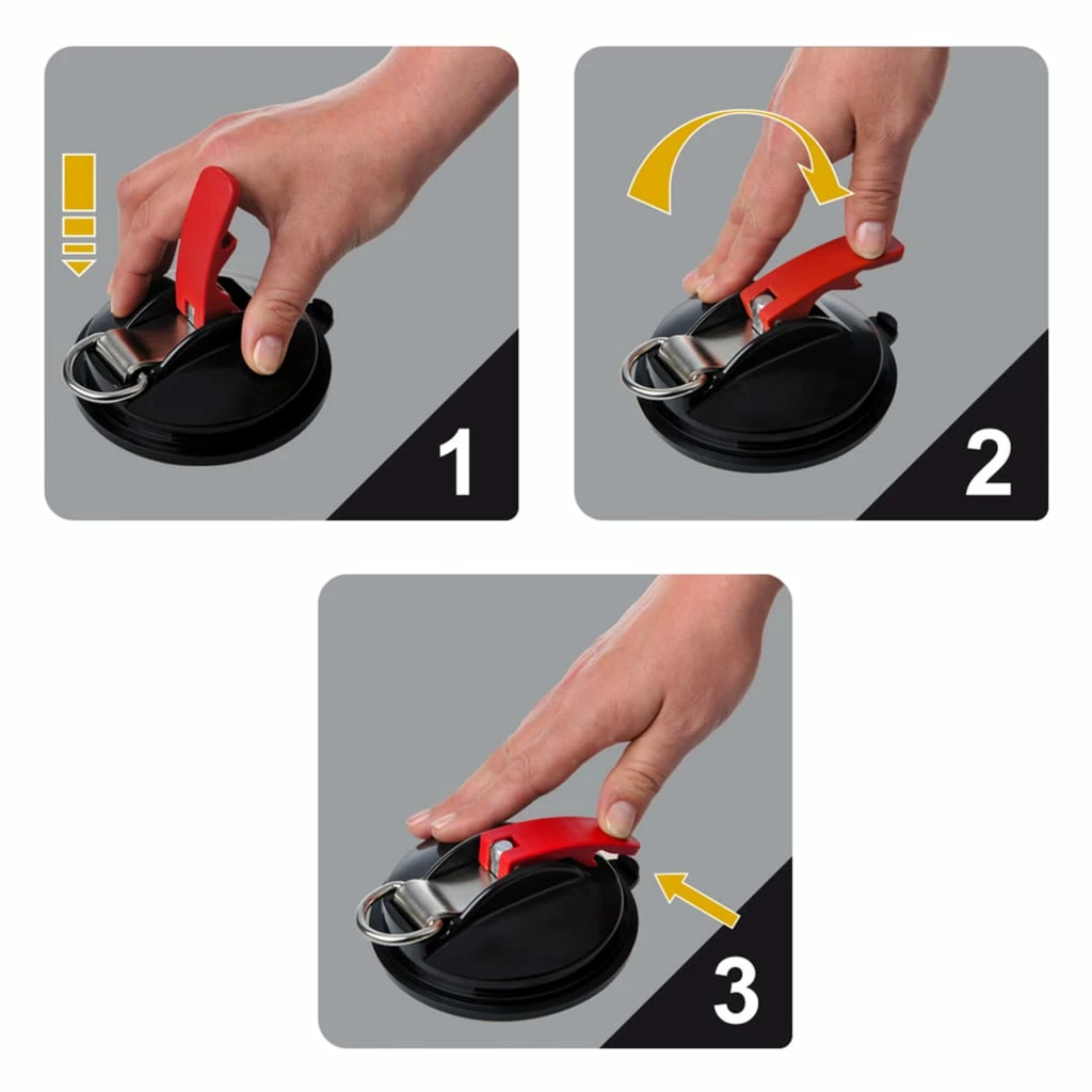 ProPlus 2 pcs Suction Cup Fasteners with Rings and 4 S-hooks 5 ProPlus 2 pcs Suction Cup Fasteners with Rings and 4 S-hooks - Image 3