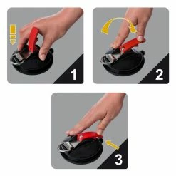 ProPlus Suction Cup Fastener with Ring and 2 S-hooks 758082 -Sports Shop ProPlus Suction Cup Fastener with Ring and 2 S hooks 758082 433052 2