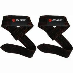 Pure2Improve Buffalo Leather Lifting Straps 60x4 cm -Sports Shop Pure2Improve Buffalo Leather Lifting Straps 60x4 cm 432562 1