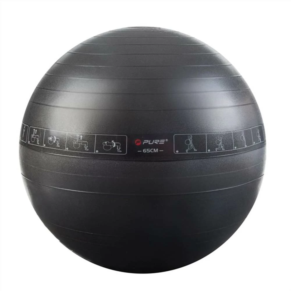 Pure2Improve Exercise Ball 65 cm Black 3 Pure2Improve Exercise Ball 65 cm Black