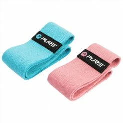 Pure2Improve Exercise Band Set Blue and Pink -Sports Shop Pure2Improve Exercise Band Set Blue and Pink 489644 1
