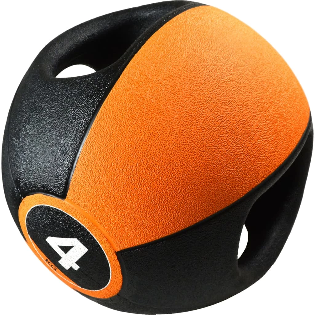 Pure2Improve Medicine Ball with Handles 4 kg Orange 3 Pure2Improve Medicine Ball with Handles 4 kg Orange