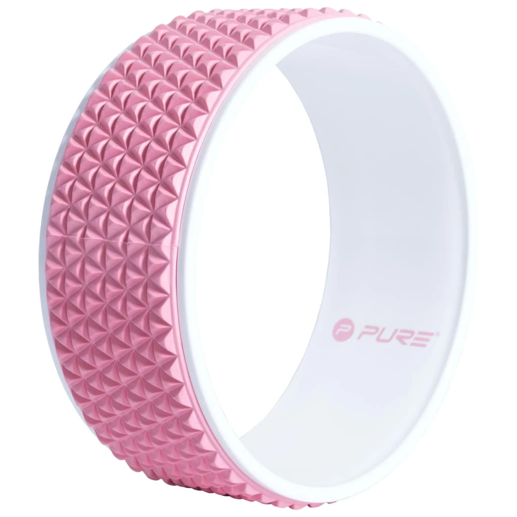Pure2Improve Yoga Wheel 34 cm Pink and White 3 Pure2Improve Yoga Wheel 34 cm Pink and White