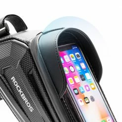 ROCKBROS Bicycle Bag Waterproof Touch Screen Cycling Bag Top Front Tube Frame MTB Road Bike Bag 6.5'' Phone Case -Sports Shop ROCKBROS Bicycle Bag Waterproof Touch Screen Cycling Bag 517348 3
