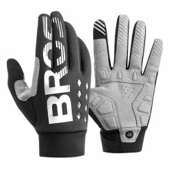 ROCKBROS Cycling Gloves Shockproof Wear Resistant Full Finger Windproof Gloves Breathable Lengthen Warm MTB Glove - XL