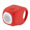 ROCKBROS Electric Cycling Bell 90 dB Horn Rainproof Bicycle Handlebar Silica Gel Shell Ring Bike Bell - Red