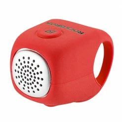 ROCKBROS Electric Cycling Bell 90 dB Horn Rainproof Bicycle Handlebar Silica Gel Shell Ring Bike Bell - Red