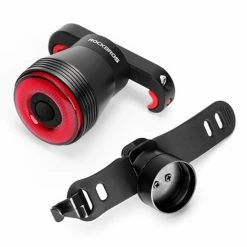 ROCKBROS Q5 Bike Light Smart Sensor LED Light IPX6 Waterproof 4 Flash Modes Taillight - Double Bracket