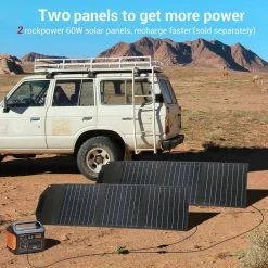 ROCKPALS RP081 60W Portable Foldable Solar Panel with Kickstand, 23% High Efficiency, IP65 Waterproof, Support Parallel -Sports Shop ROCKPALS RP081 60W Portable Solar Panel With Bracket 518386 4