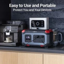 ROCKPALS Rockpower 1300W Portable Power Station, 1254.4Wh Solar Generator, 220W Fast Charging, Pure Sine Wave, MPPT Solar Controller 13 ROCKPALS Rockpower 1300W Portable Power Station, 1254.4Wh Solar Generator, 220W Fast Charging, Pure Sine Wave, MPPT Solar Controller -Sports Shop ROCKPALS Rockpower 1300W Power Station US Plug 514039 5