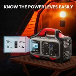 ROCKPALS Rockpower 300W Portable Power Station, 280Wh Solar Generator, 110V Pure Sine Wave, Built-in MPPT Solar Controller -Sports Shop ROCKPALS Rockpower 300W Power Station US Plug 514035 5