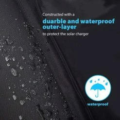 ROCKPALS SP003 100W Foldable Solar Panel for Solar Generator and USB Devices, 21.5%-23.5% Conversion Efficiency, Support Parallel, QC 3.0 Fast Charging, Compatible with Jackery/EF/Bluetti/Anker/Goal Zero Power Station, Portable Solar Panel Charger -Sports Shop ROCKPALS SP003 100W Foldable Solar Panel 514040 5