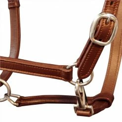 Real Leather Headcollar Stable Halter Adjustable Brown Full 6 Real Leather Headcollar Stable Halter Adjustable Brown Full -Sports Shop Real Leather Headcollar Stable Halter Adjustable Brown Full 485947 1