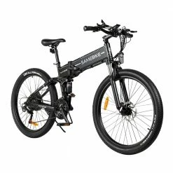 SAMEBIKE LO26-II Foldable Mountain Electric Bike 750W Motor 48V 10Ah Battery 60-80 km Range 35km/h Max Speed - Black -Sports Shop SAMEBIKE LO26 II Foldable Mountain Electric Bike Black 516984 2