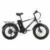 SAMEBIKE XWC05 Electric Mountain Bike 20*4.0 Inch Fat Tire 750W Brushless Geared Motor 35Km/h Max Speed 48V 13Ah Battery 80KM Range Shimano 7-Speed Double Disc Brake - Silver