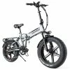SAMEBIKE XWLX09 20 Inches Fat Tire eBike 500W All Terrain eBike 25-35km/h Max Speed 80-90km Max Mileage - Silver -Sports Shop SAMEBIKE XWLX09 Electric Bike 500047 0