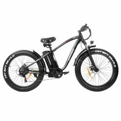 SAMEBIKE YY26 Electric Mountain Bike 26*4.0 Inch Fat Tire 750W Brushless Geared Motor 35Km/h Max Speed 48V 15Ah Battery Shimano 7-Speed 150KG Payload 120KM Range Double Disc Brake
