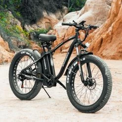 SAMEBIKE YY26 Electric Mountain Bike 26*4.0 Inch Fat Tire 750W Brushless Geared Motor 35Km/h Max Speed 48V 15Ah Battery Shimano 7-Speed 150KG Payload 120KM Range Double Disc Brake -Sports Shop SAMEBIKE YY26 Electric Mountain Bike 26 Tire 750W Brushless Motor 514571 3