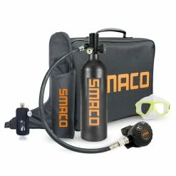 SMACO S400 Plus 1L Mini Scuba Diving Tank for 15-20 Minutes Using Time Lightweight and Portable Diving Set - Black -Sports Shop SMACO S400 Plus 1L Mini Scuba Diving Tank for 15 20 Minutes Black 500453 3