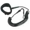 SUP Coiled Leash Black 10 inch -Sports Shop SUP Coiled Leash Black 10 inch 492161 0
