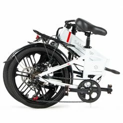 Samebike 20LVXD30-II Folding Electric Moped Bike 20'' Tire 48V 350W Motor 10Ah Battery 30km/h Max Speed - White -Sports Shop Samebike 20LVXD30 II Folding Electric Moped Bike white 513295 4