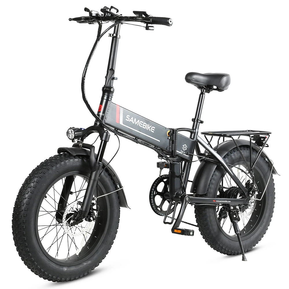 SAMEBIKE LOTDM200-FT Folding Electric Moped Bike 350W Motor 10Ah Battery Max 30km/h 20 Inch Tire - Black 6 SAMEBIKE LOTDM200-FT Folding Electric Moped Bike 350W Motor 10Ah Battery Max 30km/h 20 Inch Tire - Black - Image 4