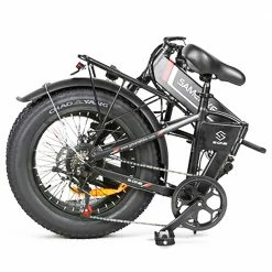 SAMEBIKE LOTDM200-FT Folding Electric Moped Bike 350W Motor 10Ah Battery Max 30km/h 20 Inch Tire - Black 11 SAMEBIKE LOTDM200-FT Folding Electric Moped Bike 350W Motor 10Ah Battery Max 30km/h 20 Inch Tire - Black -Sports Shop Samebike LOTDM200 FT Smart Folding Electric Moped Bike Black 494610 4