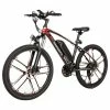 SAMEBIKE MY-SM26 8Ah 350W 48V 26inch Electric Bike 30km/h Top Speed 80km Mileage Range Max Load 150kg - Black -Sports Shop Samebike MY SM26 Moped Electric Bike 350W Motor Black 507594 0