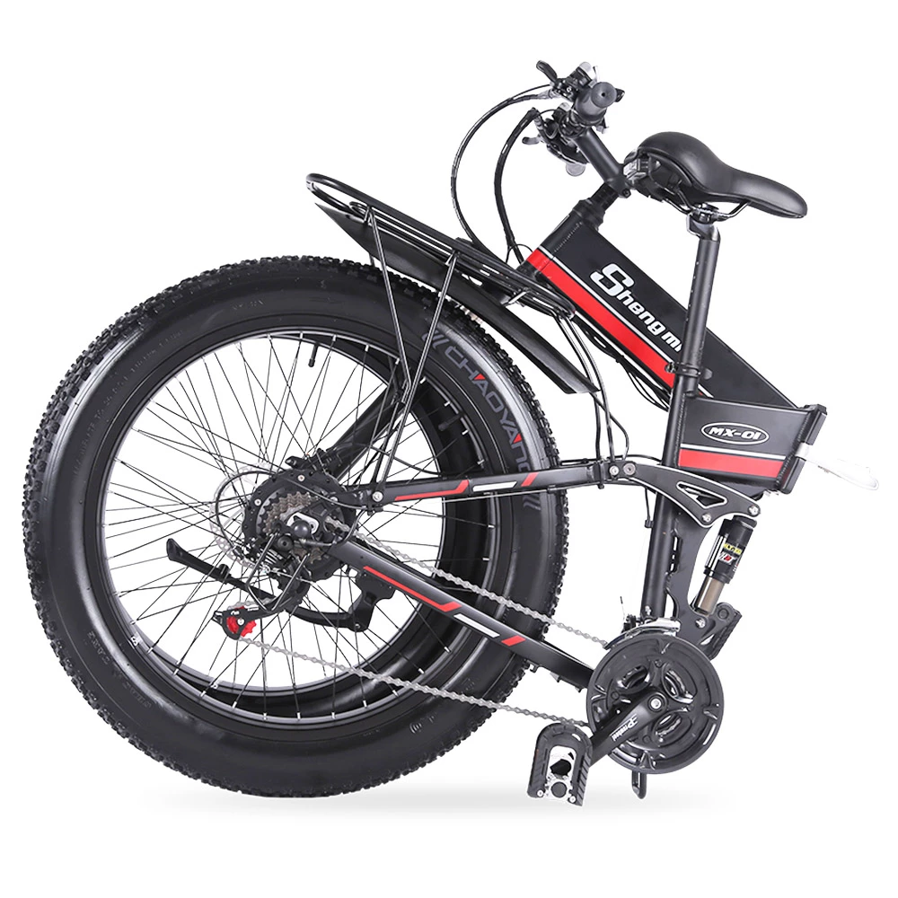 Shengmilo MX01 26 Inches Fat Tire Electric Bike 12 Magnetic Booster Bicycle 1000W 7-Speed Shimano for Snow Mountain 8 Shengmilo MX01 26 Inches Fat Tire Electric Bike 12 Magnetic Booster Bicycle 1000W 7-Speed Shimano for Snow Mountain - Image 6