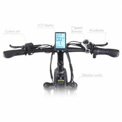 Shengmilo MX03 1000W 48V 17Ah 26 Inch E-bike 40km/h Max Speed 40-50km Mileage Range 180kg Max Load Electric Bike - Black -Sports Shop Shengmilo MX03 1000W 48V 17Ah 26 Inch E bike Black 498314 4