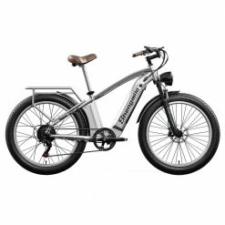 Shengmilo MX04 26*3.0 Inch Fat Tire Electric Moped Bike Mountain Bicycle Bafang 500W Motor 48V 15Ah LG Battery 40Km/h Max Speed Shimano 7-Speed Gear 110KM Max Range IP64 Waterproof TEKTRO E500 Oil Brake -Sports Shop Shengmilo MX04 26 3 0 inch Fat Tire Electric Moped Bike 518264 0