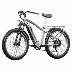 Shengmilo MX04 26*3.0 Inch Fat Tire Electric Moped Bike Mountain Bicycle Bafang 500W Motor 48V 15Ah LG Battery 40Km/h Max Speed Shimano 7-Speed Gear 110KM Max Range IP64 Waterproof TEKTRO E500 Oil Brake -Sports Shop Shengmilo MX04 26 3 0 inch Fat Tire Electric Moped Bike 518264 3