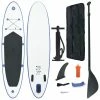 Stand Up Paddle Board Set SUP Surfboard Inflatable Blue and White -Sports Shop Stand Up Paddle Board Set SUP Surfboard Inflatable Blue and White 489118 0