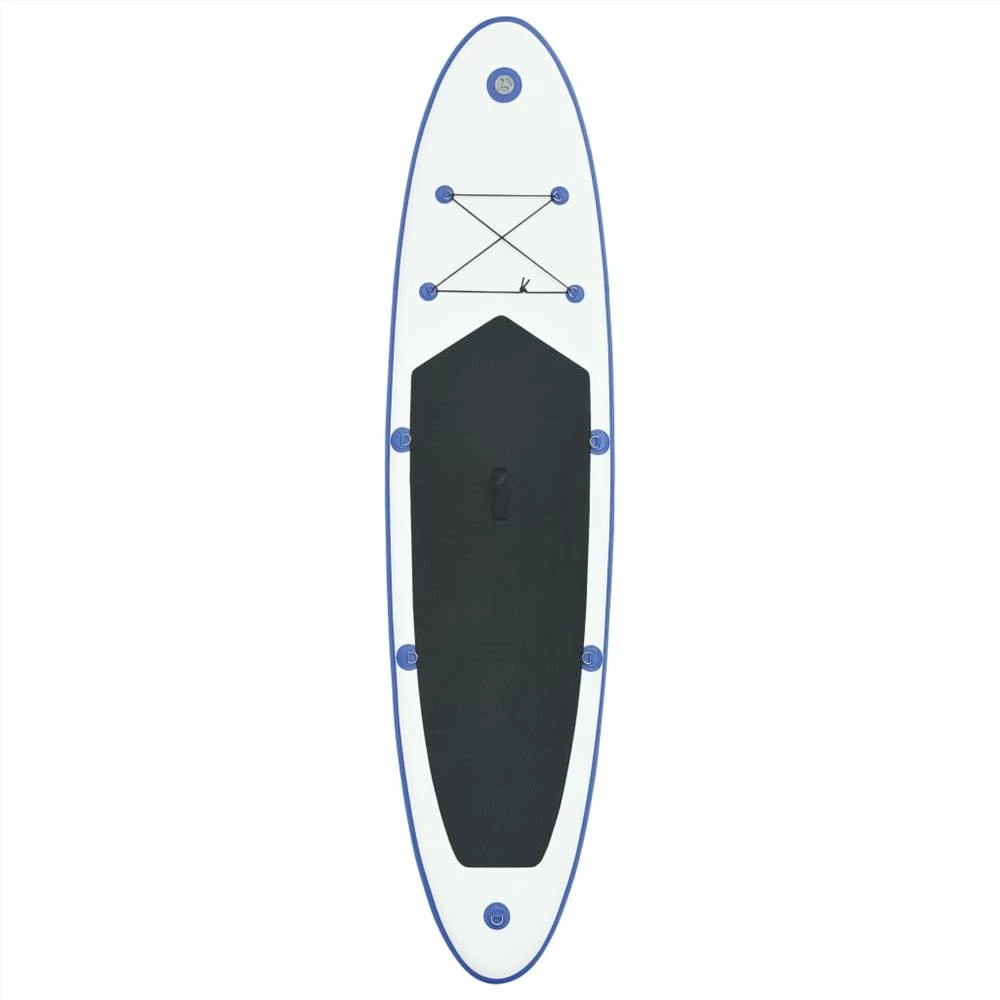 Stand Up Paddle Board Set SUP Surfboard Inflatable Blue and White 5 Stand Up Paddle Board Set SUP Surfboard Inflatable Blue and White - Image 3