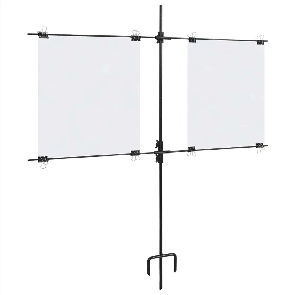 Target Paper Stand with Shooting Papers 78x76 cm Steel 5 Target Paper Stand with Shooting Papers 78x76 cm Steel - Image 3