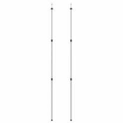 Telescopic Tarp Poles with Length of 102-260 cm 2 pcs Aluminum 11 Telescopic Tarp Poles with Length of 102-260 cm 2 pcs Aluminum -Sports Shop Telescopic Tarp Poles with Length of 102 260 cm 2 pcs Aluminum 466557 3