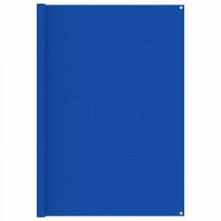 Tent Carpet 200x400 cm Blue HDPE