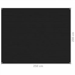 Tent Carpet 250x200 cm Black -Sports Shop Tent Carpet 250x200 cm Black 472155 3