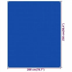 Tent Carpet 250x200 cm Blue HDPE 9 Tent Carpet 250x200 cm Blue HDPE -Sports Shop Tent Carpet 250x200 cm Blue HDPE 508518 3