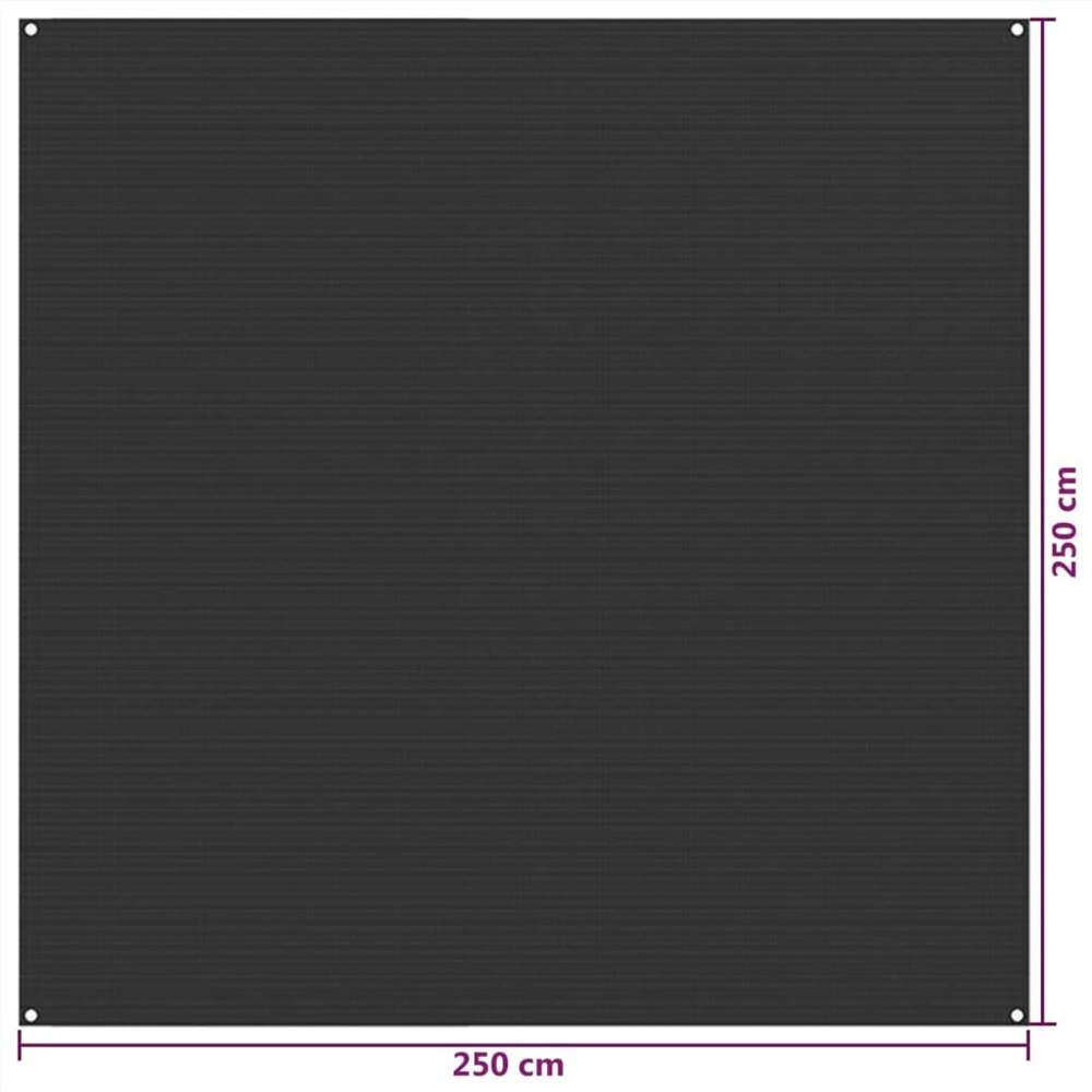 Tent Carpet 250x250 cm Anthracite HDPE 6 Tent Carpet 250x250 cm Anthracite HDPE - Image 4
