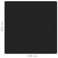 Tent Carpet 250x250 cm Black 9 Tent Carpet 250x250 cm Black -Sports Shop Tent Carpet 250x250 cm Black 472400 3