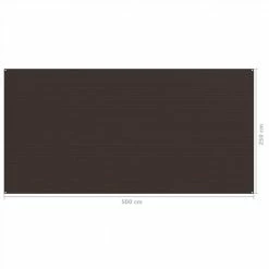 Tent Carpet 250x500 cm Brown 9 Tent Carpet 250x500 cm Brown -Sports Shop Tent Carpet 250x500 cm Brown 466108 3