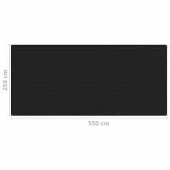 Tent Carpet 250x550 cm Black -Sports Shop Tent Carpet 250x550 cm Black 463477 3