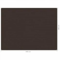 Tent Carpet 300x400 cm Brown -Sports Shop Tent Carpet 300x400 cm Brown 470123 3