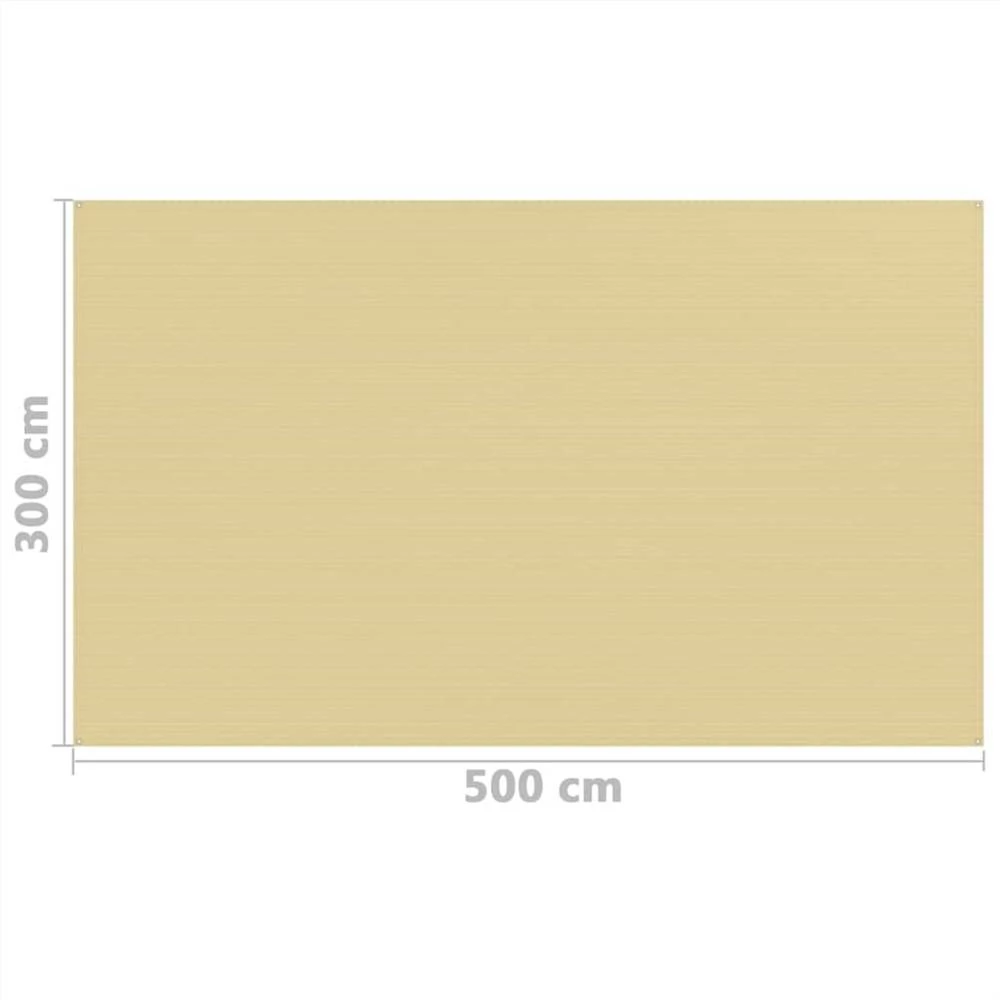 Tent Carpet 300x500 cm Beige 6 Tent Carpet 300x500 cm Beige - Image 4