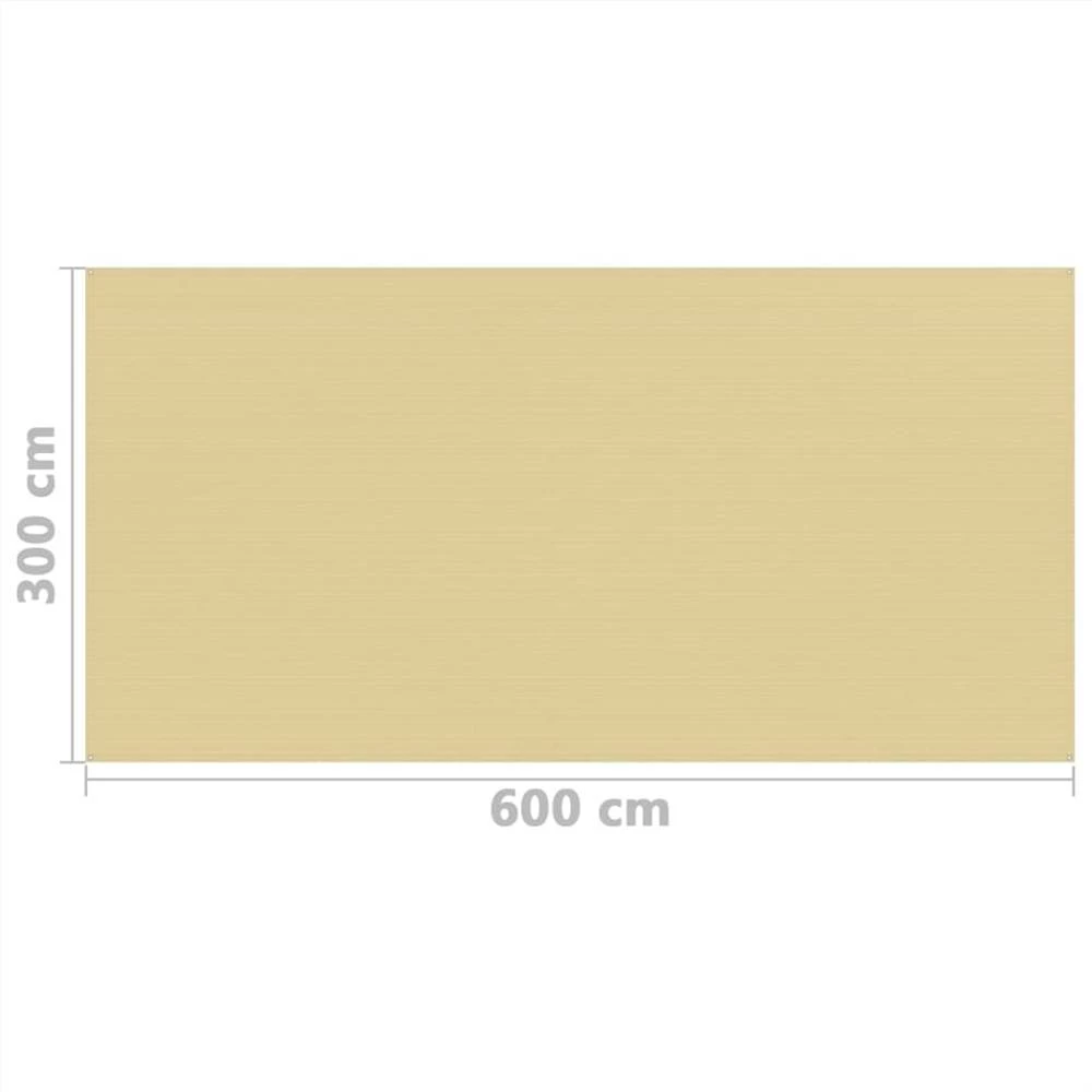 Tent Carpet 300x600 cm Beige 6 Tent Carpet 300x600 cm Beige - Image 4