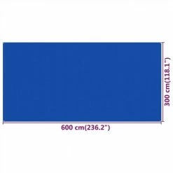 Tent Carpet 300x600 cm Blue HDPE 9 Tent Carpet 300x600 cm Blue HDPE -Sports Shop Tent Carpet 300x600 cm Blue HDPE 508016 3
