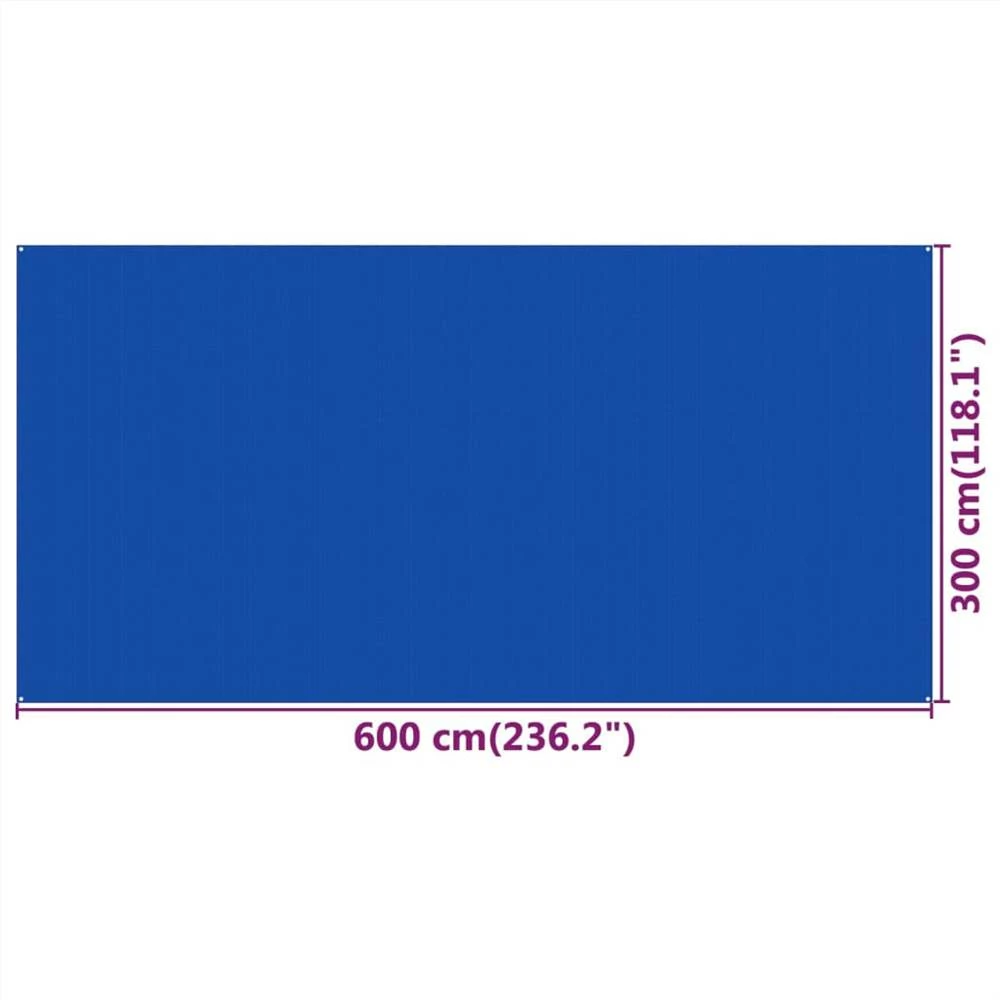 Tent Carpet 300x600 cm Blue HDPE 6 Tent Carpet 300x600 cm Blue HDPE - Image 4